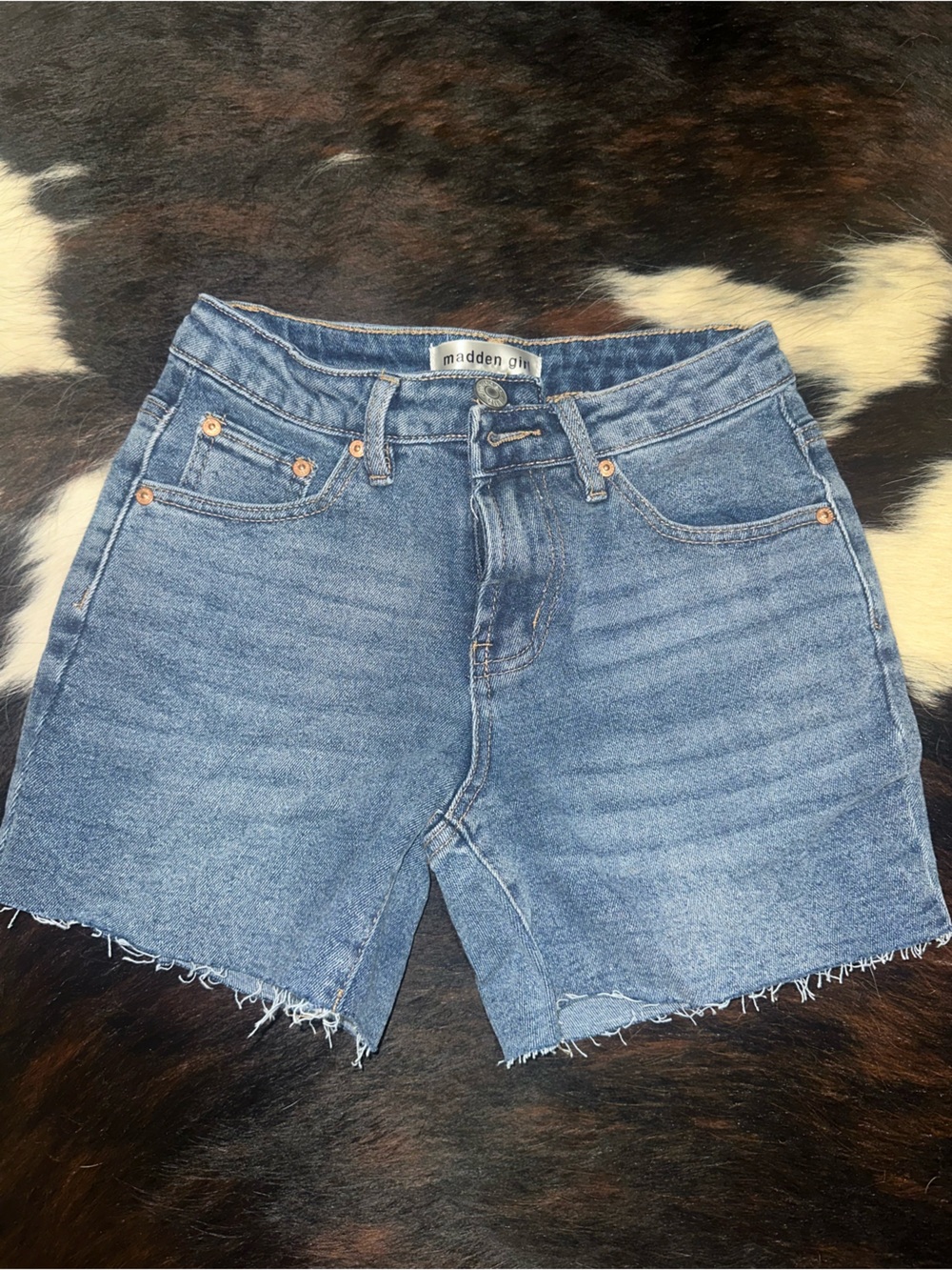 Madden Girl Blue Denim Cutoff Shorts